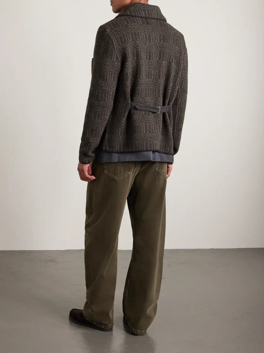 RRL Shawl-Collar Jacquard-Knit Wool and Cashmere-Blend Cardigan - Men | Thumbnail 4 RRL Shawl-Collar Jacquard-Knit Wool and Cashmere-Blend Cardigan - Men | Thumbnail 4