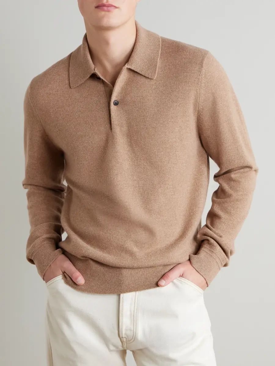 MR P. Cliff Cashmere Polo Shirt - Men | Thumbnail 3 MR P. Cliff Cashmere Polo Shirt - Men | Thumbnail 3