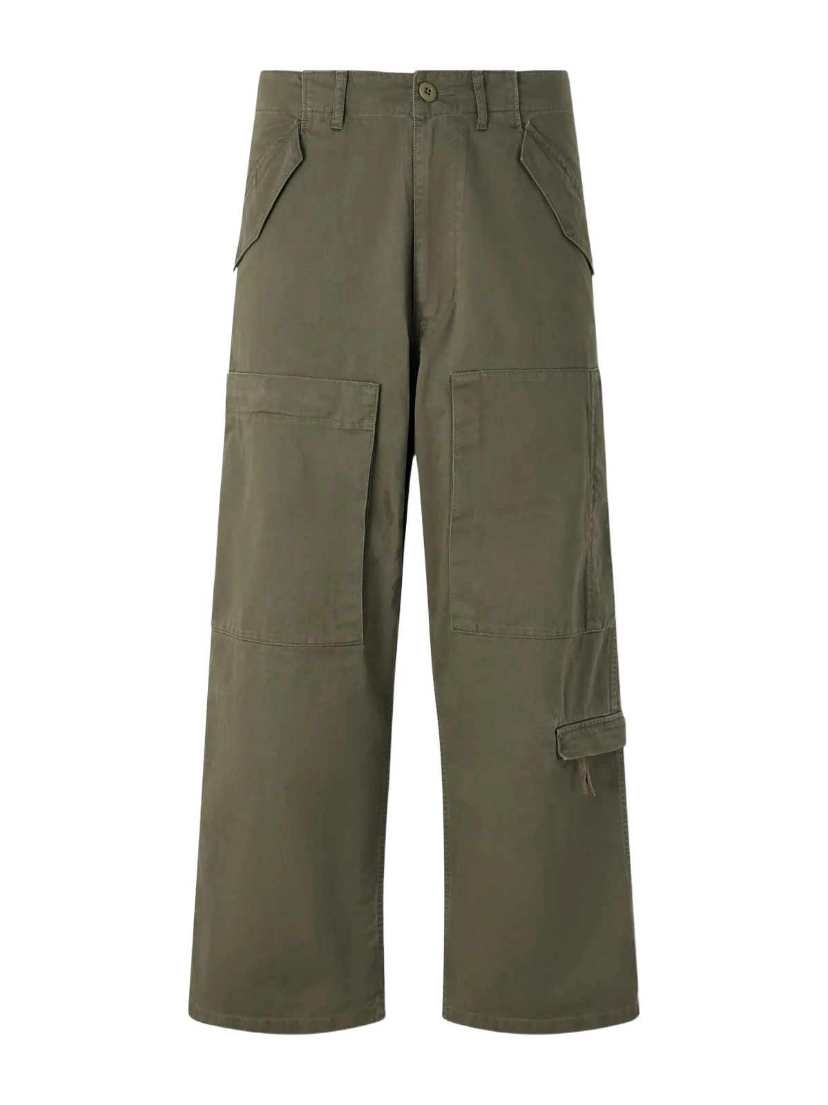 Cotton Wide-Leg Pants Trousers - Men Cotton Wide-Leg Pants Trousers - Men