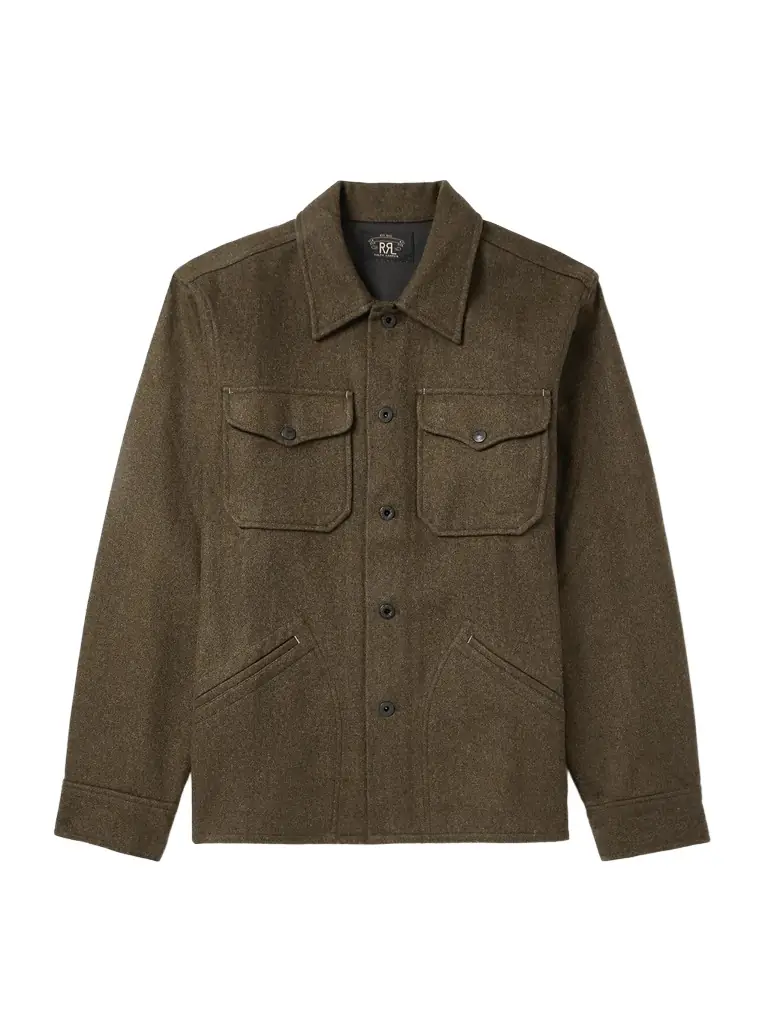RRL Wool-Blend Felt Overshirt - Men | Image 1 RRL Wool-Blend Felt Overshirt - Men | Image 1
