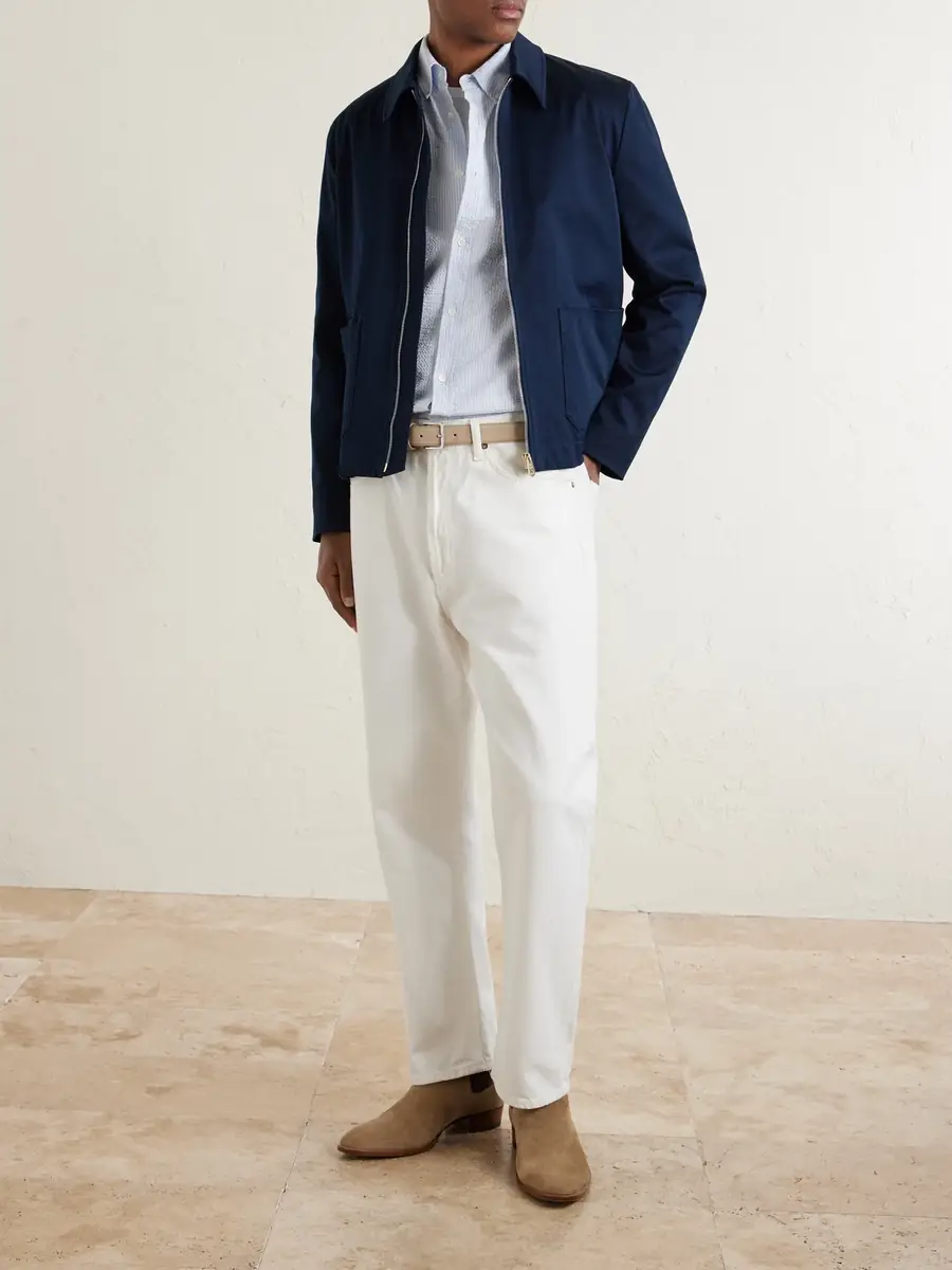 MR P. Button-Down Collar Striped Cotton-Seersucker Shirt - Men | Thumbnail 2 MR P. Button-Down Collar Striped Cotton-Seersucker Shirt - Men | Thumbnail 2