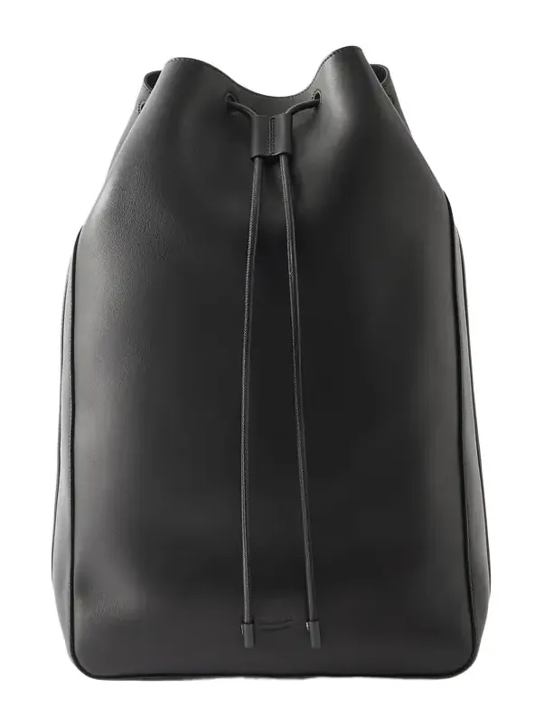 T Line Leather Drawstring Backpack - Men T Line Leather Drawstring Backpack - Men