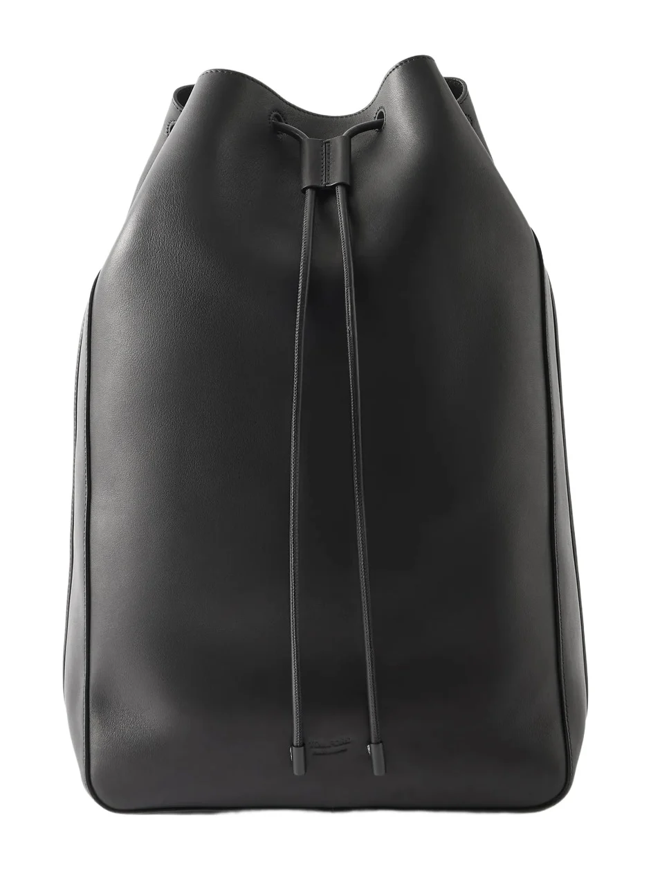 Tom Ford T Line Leather Drawstring Backpack - Men