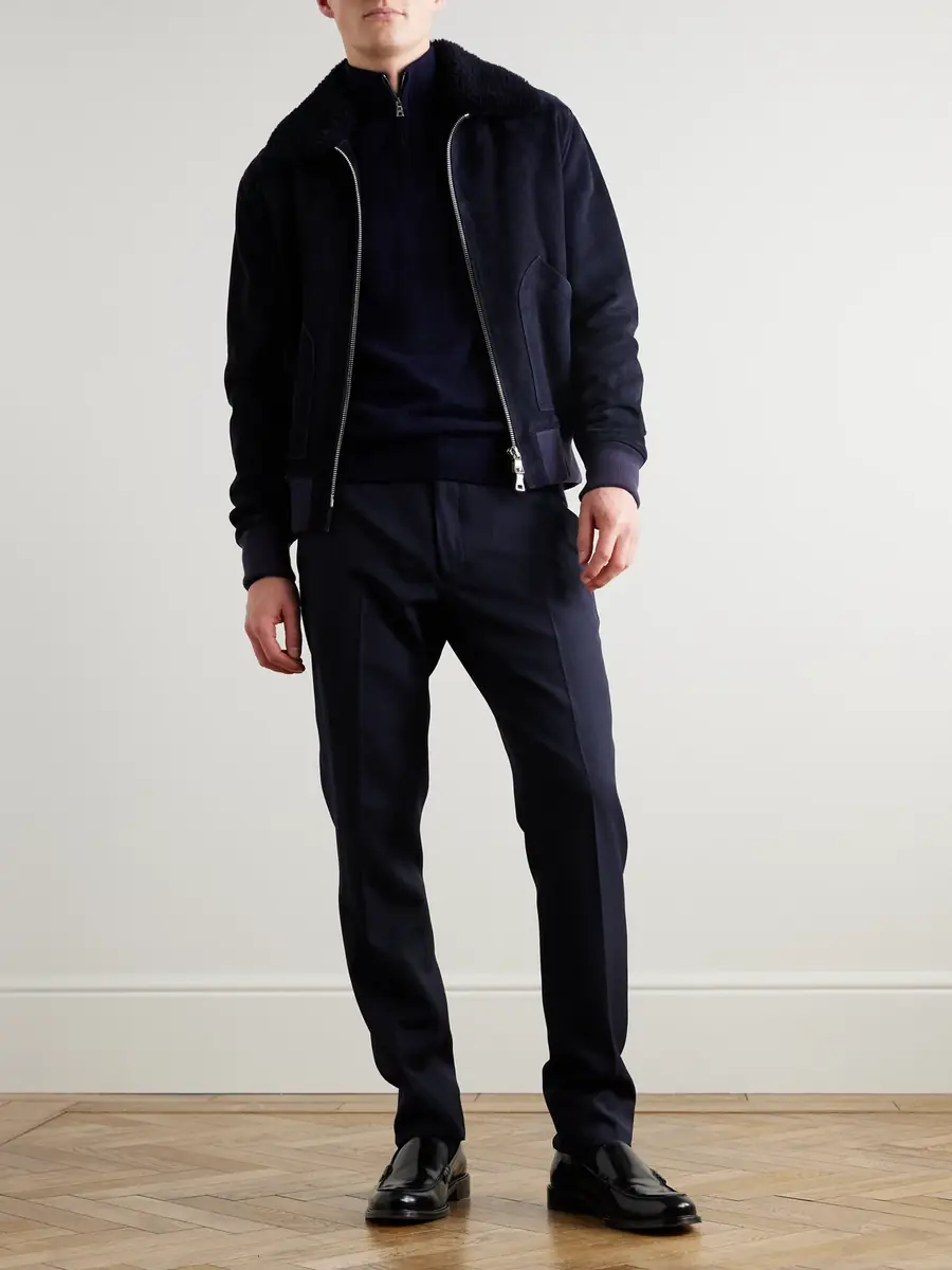 MR P. James Cashmere Half-Zip Sweater - Men | Thumbnail 2