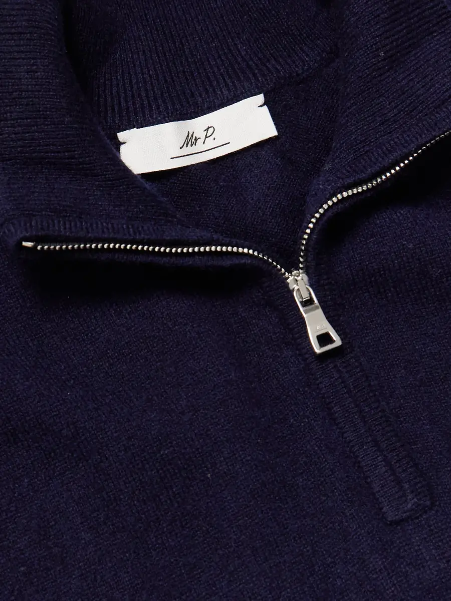 MR P. James Cashmere Half-Zip Sweater - Men | Thumbnail 5