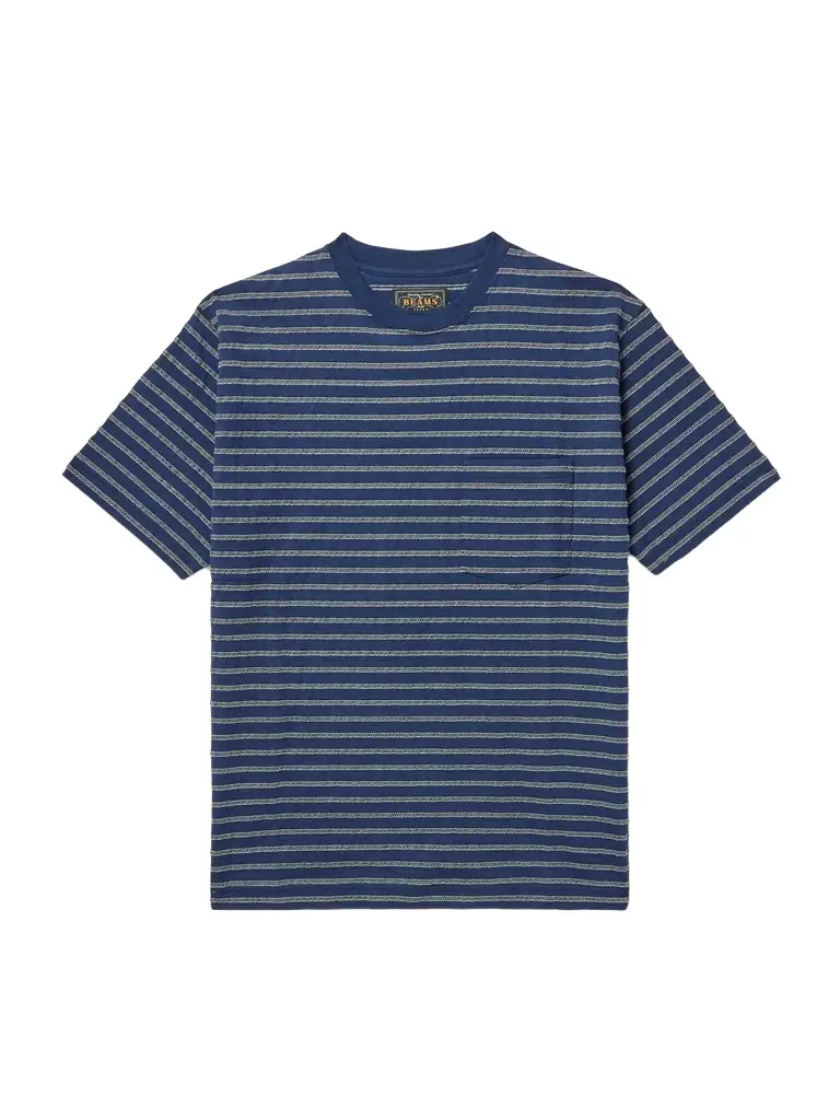 Beams Plus Striped Cotton T-Shirt - Men | Image 1 Beams Plus Striped Cotton T-Shirt - Men | Image 1