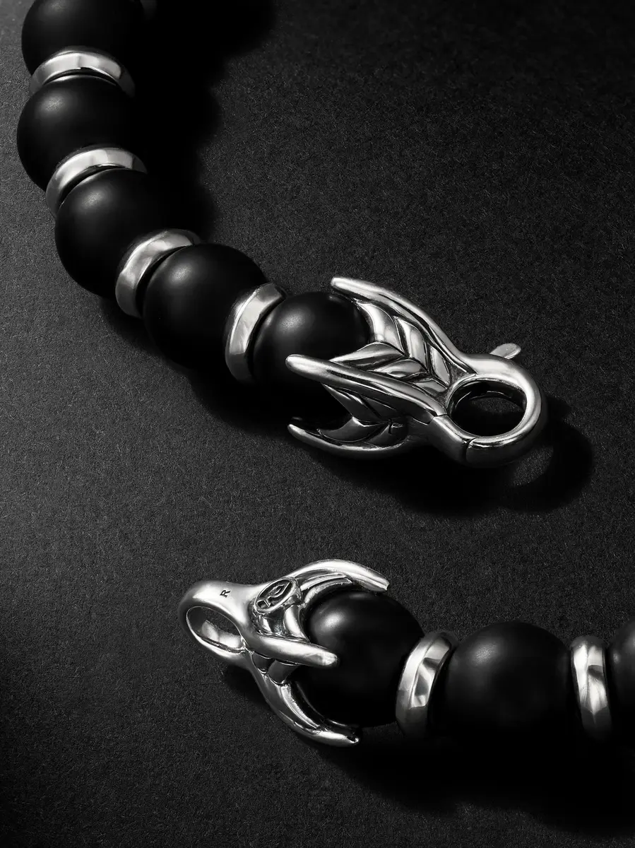 David Yurman Spiritual Sterling Silver Onyx Bracelet - Men | Thumbnail 3 David Yurman Spiritual Sterling Silver Onyx Bracelet - Men | Thumbnail 3