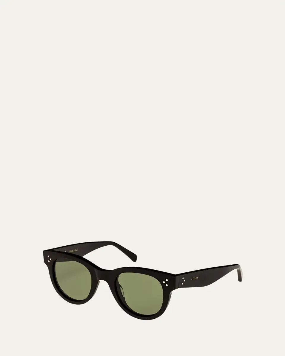 Celine Studded Acetate Sunglasses w/ Mineral Lenses | Thumbnail 2 Celine Studded Acetate Sunglasses w/ Mineral Lenses | Thumbnail 2