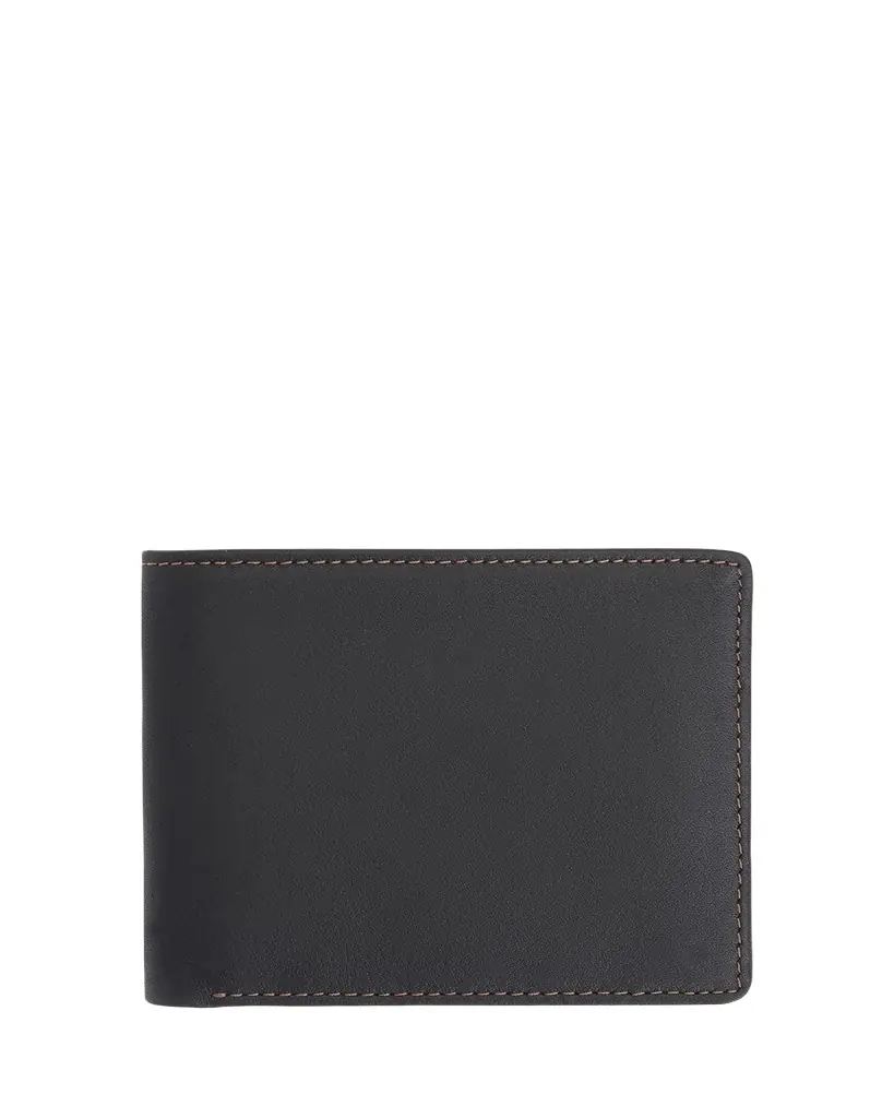 Royce New York Personalized Leather RFID-Blocking Trifold Wallet