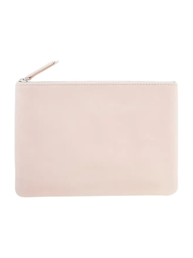 Royce New York Monogrammed Leather Zuppered Travel Organizer Pouch, Personalized