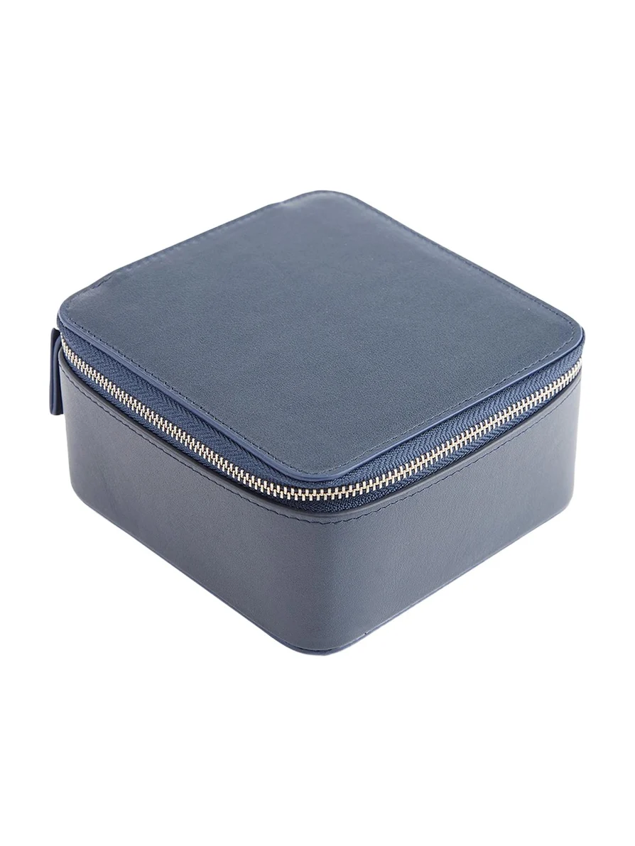 Royce New York Zippered Travel Jewelry Organizer Case, Personalized