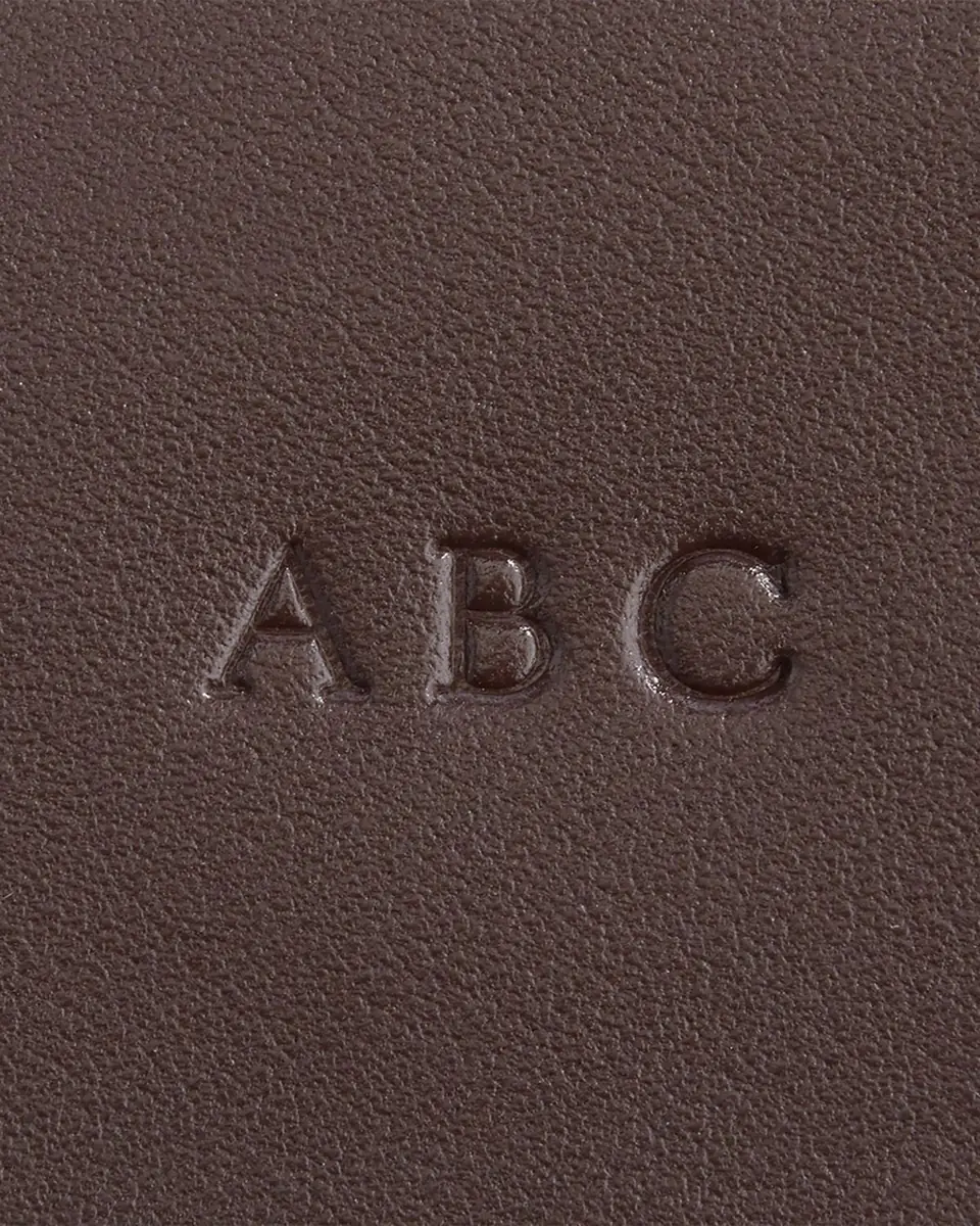 Royce New York Monogrammed Leather Travel Watch Roll, Personalized | Thumbnail 3