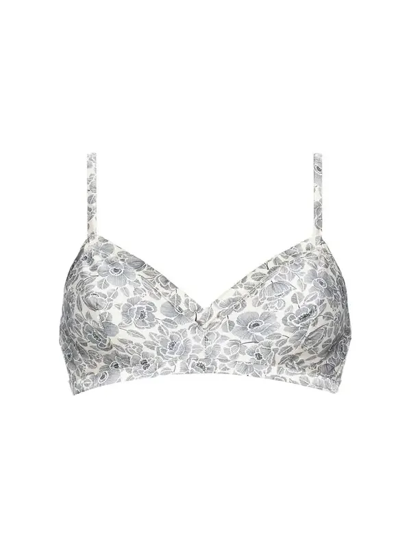 Cueillette Floral-Print Triangle Bralette
