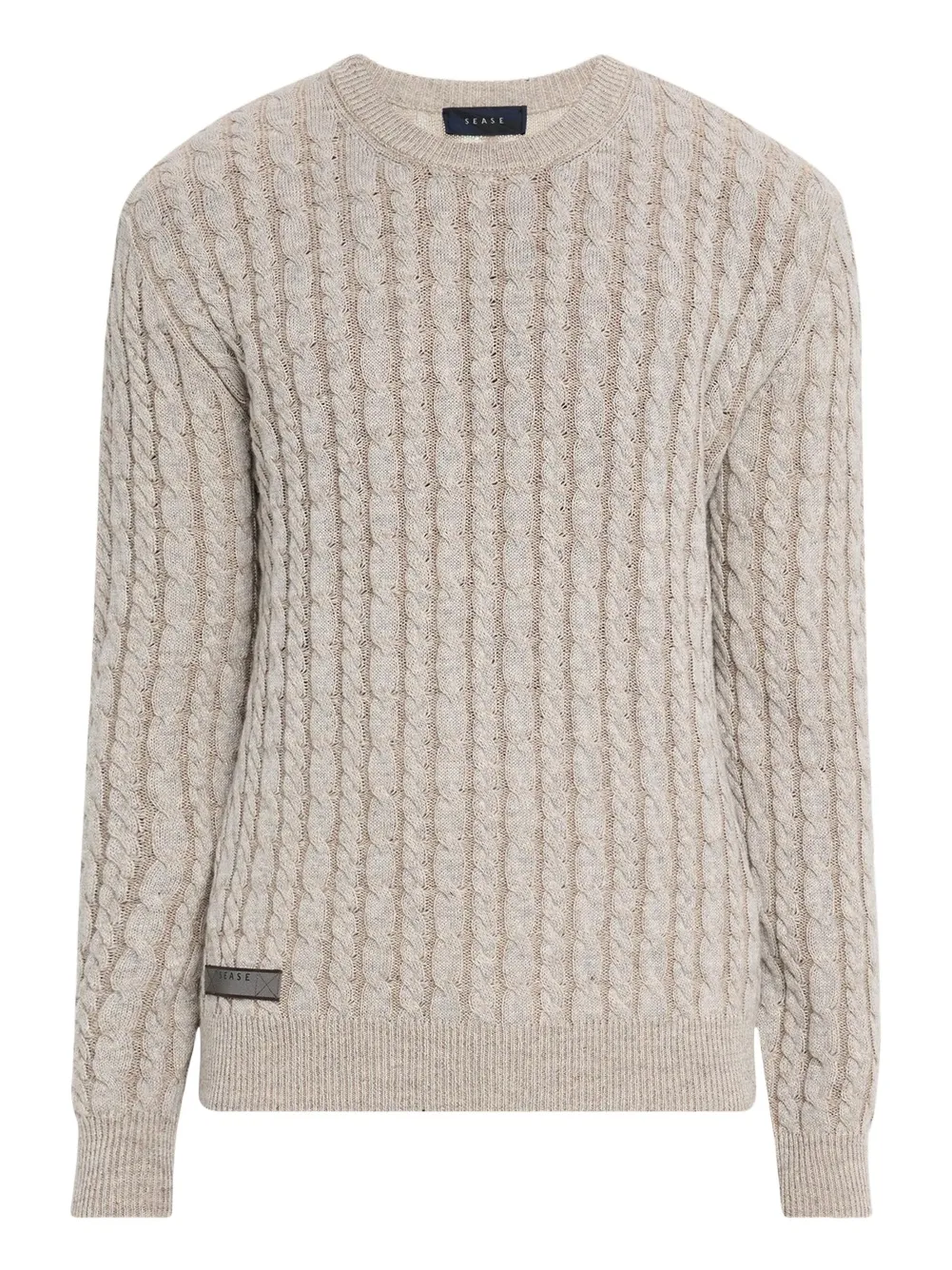 Men's Linen-Cashmere Cable Sweater Men's Linen-Cashmere Cable Sweater