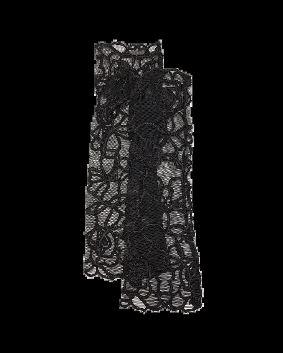 Kiki De Montparnasse Petite Chou Floral-Embroidered Fingerless Gloves | Thumbnail 2