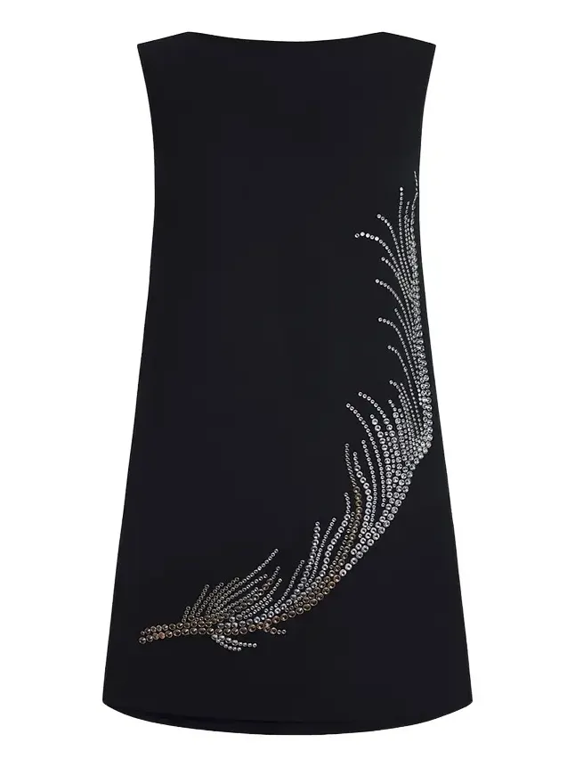 Ayre Embellished Feather Mini Dress Ayre Embellished Feather Mini Dress