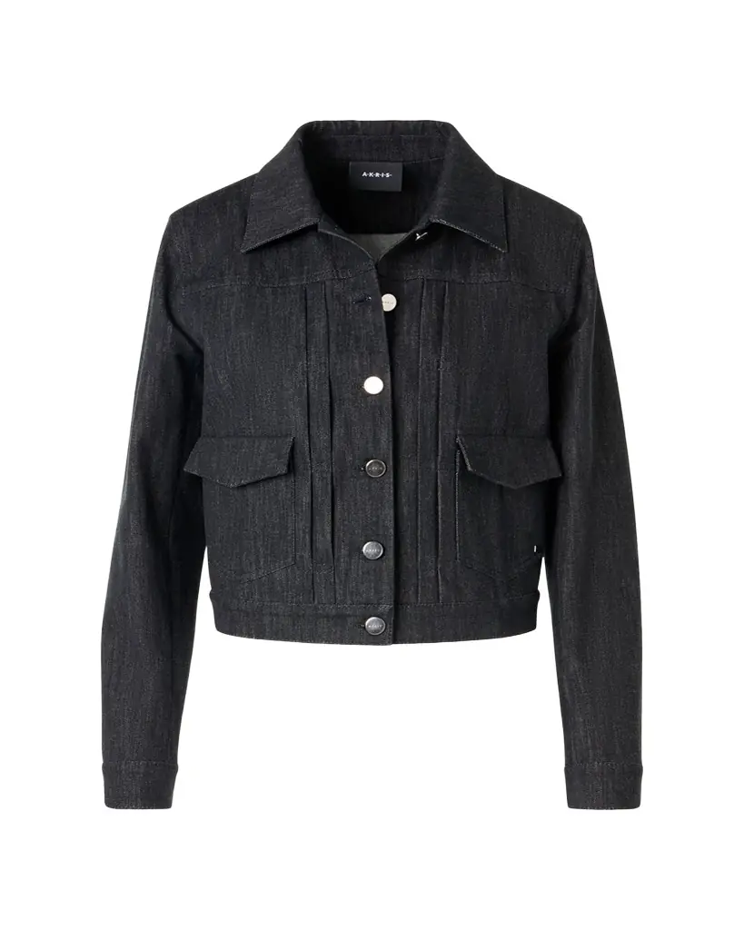 Akris Hilbert Short Stretch Denim Jacket | Image 1 Akris Hilbert Short Stretch Denim Jacket | Image 1