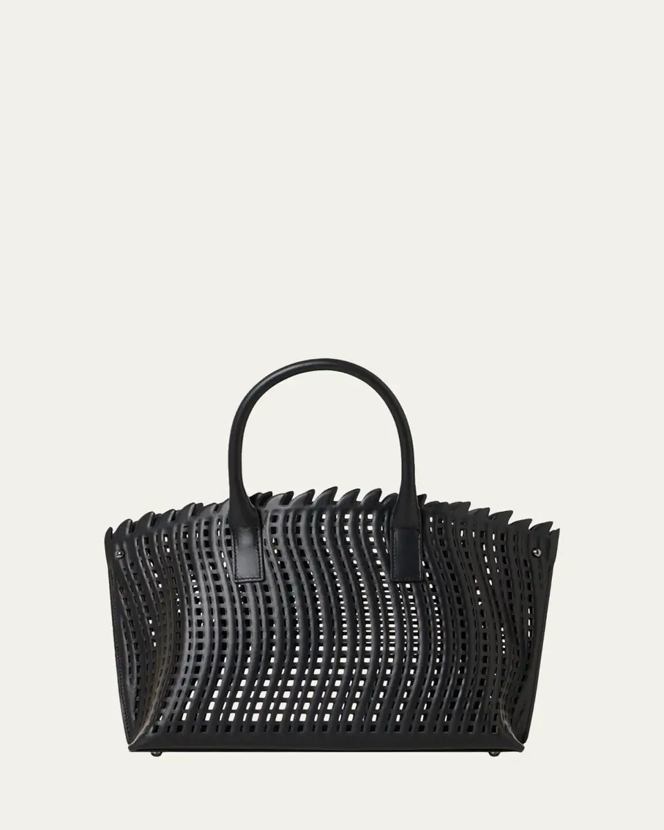 Akris Ai Little Cutout Leather Top-Handle Bag | Thumbnail 3 Akris Ai Little Cutout Leather Top-Handle Bag | Thumbnail 3
