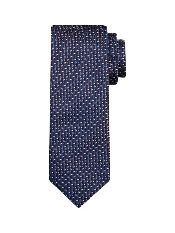 Men's Micro-Jacquard Silk Tie