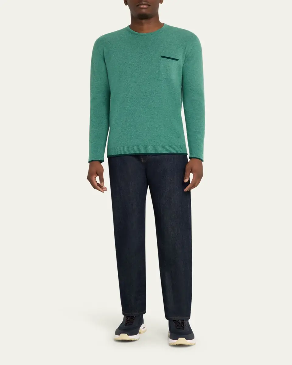 Sease Men's Shore 2.0 Cashmere Crewneck Sweater | Thumbnail 2 Sease Men's Shore 2.0 Cashmere Crewneck Sweater | Thumbnail 2