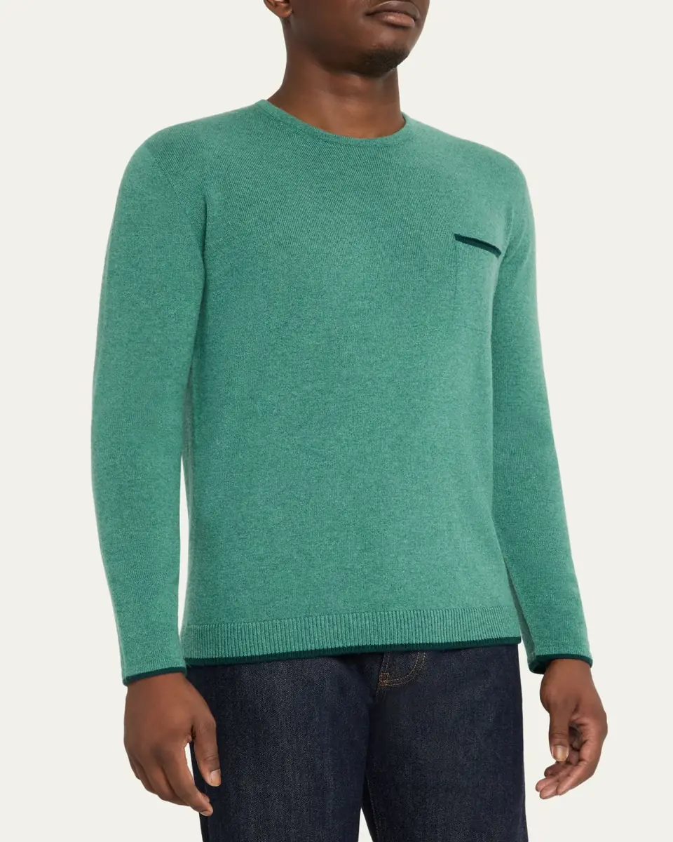 Sease Men's Shore 2.0 Cashmere Crewneck Sweater | Thumbnail 4 Sease Men's Shore 2.0 Cashmere Crewneck Sweater | Thumbnail 4