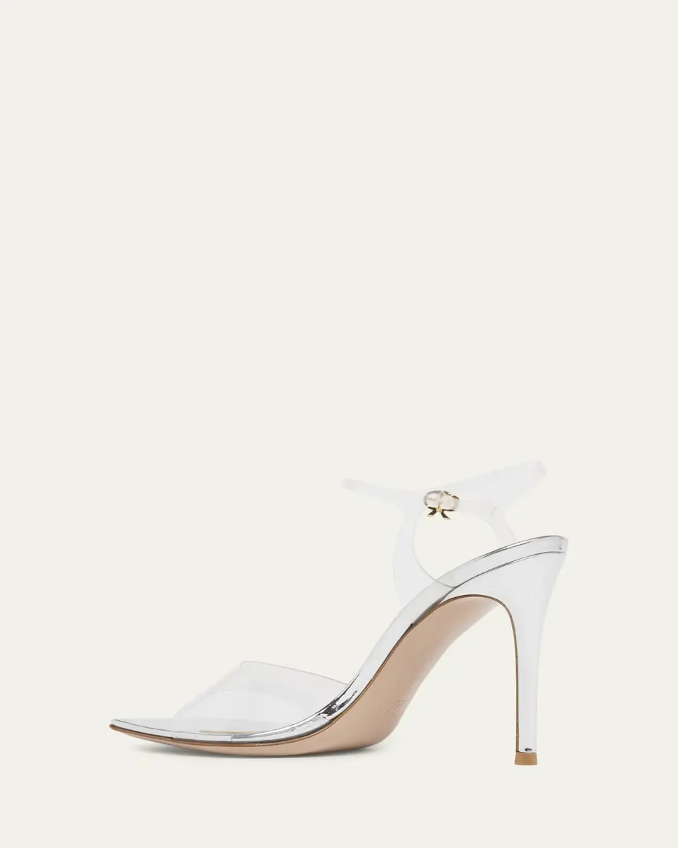 Gianvito Rossi 95mm Clear Ankle-Strap Sandals | Thumbnail 2 Gianvito Rossi 95mm Clear Ankle-Strap Sandals | Thumbnail 2