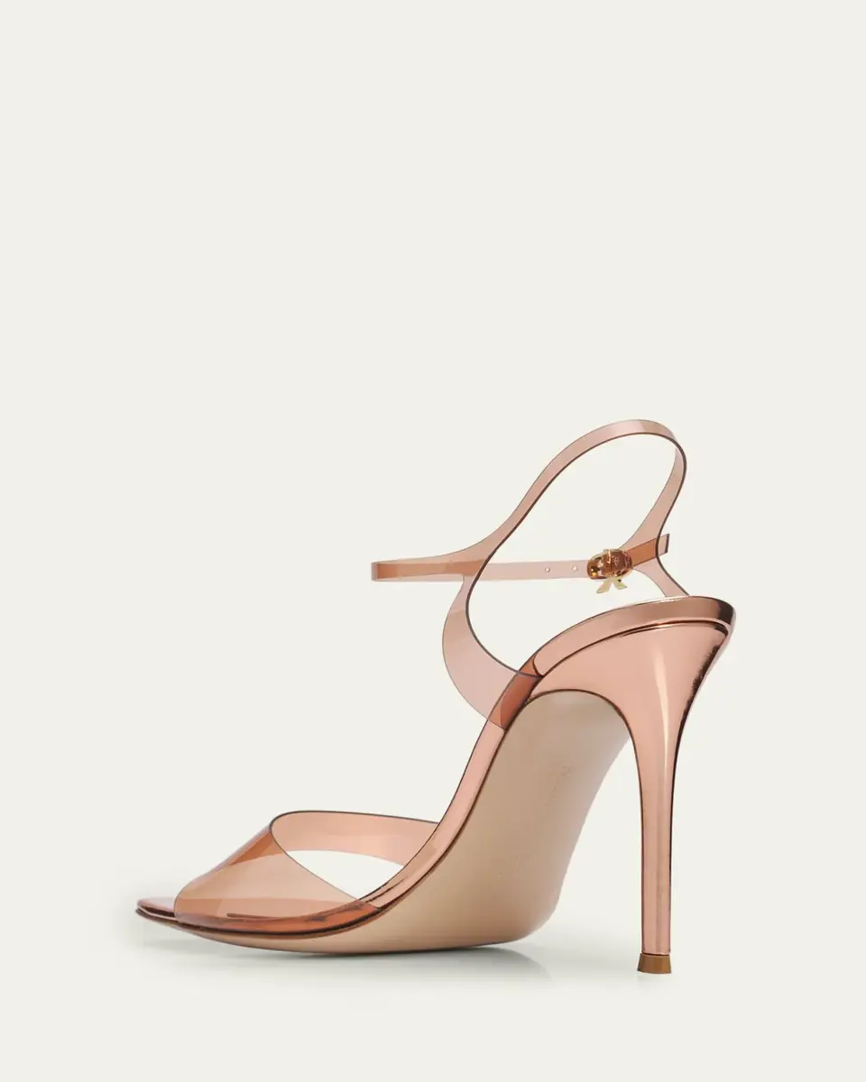 Gianvito Rossi 95mm Clear Ankle-Strap Sandals | Thumbnail 6 Gianvito Rossi 95mm Clear Ankle-Strap Sandals | Thumbnail 6