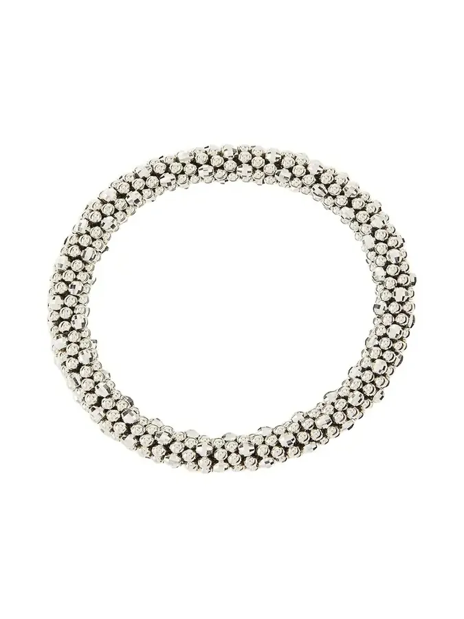 Irina Silver Mirrored Bead Bracelet Irina Silver Mirrored Bead Bracelet