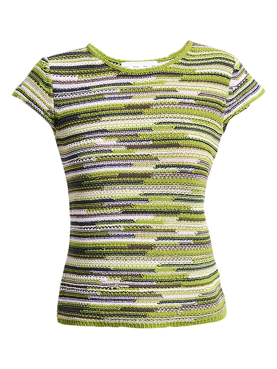 Proenza Schouler White Label Veya Textured Knit Tee