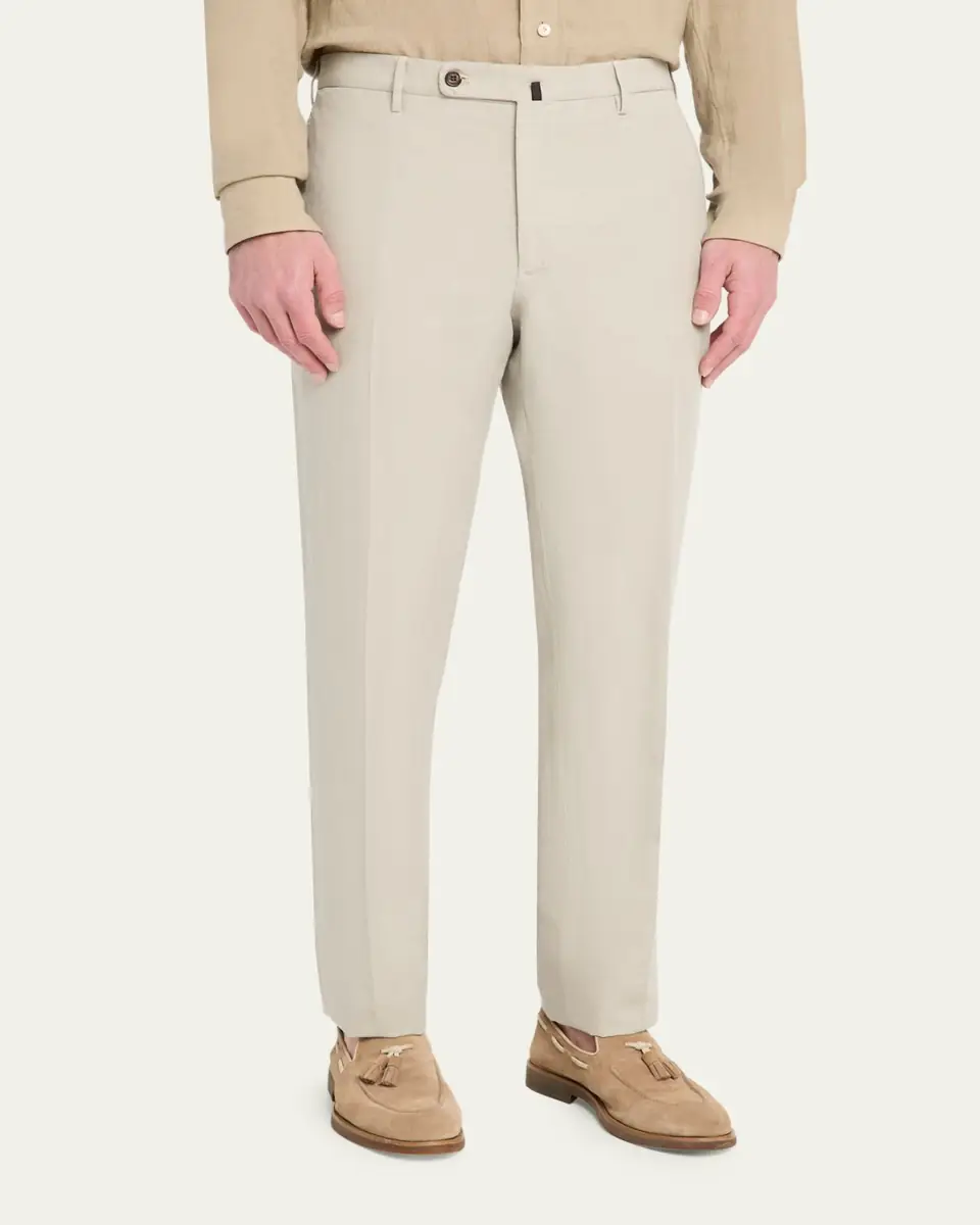 Incotex Men's Slim-Fit Chinolino Trousers | Thumbnail 4 Incotex Men's Slim-Fit Chinolino Trousers | Thumbnail 4