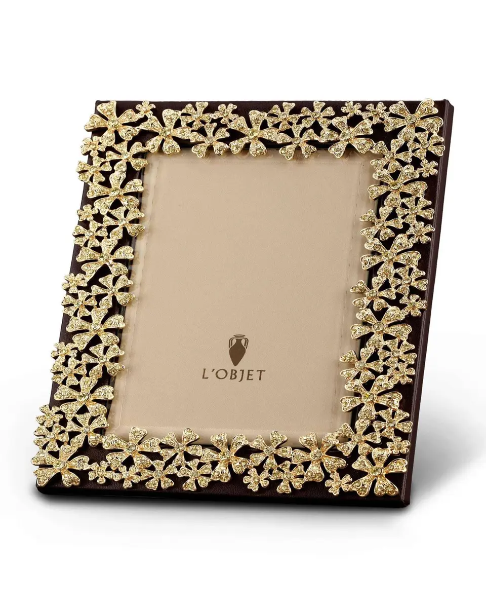 L'Objet 24k Gold-Plated Swarovski® Crystal Garland Picture Frame, 8 x 10 | Thumbnail 2