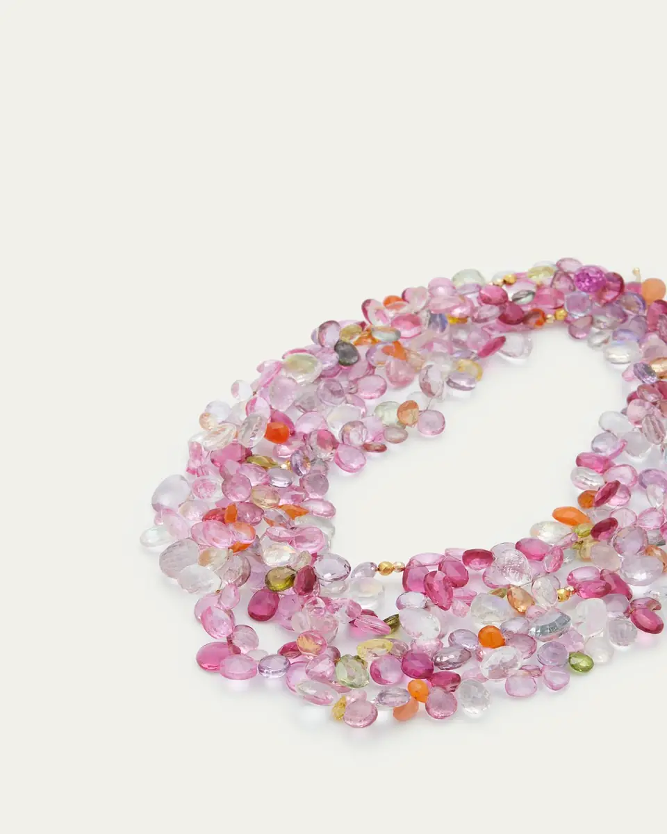 Meredith Frederick Multicolor Briolette Necklace | Thumbnail 3