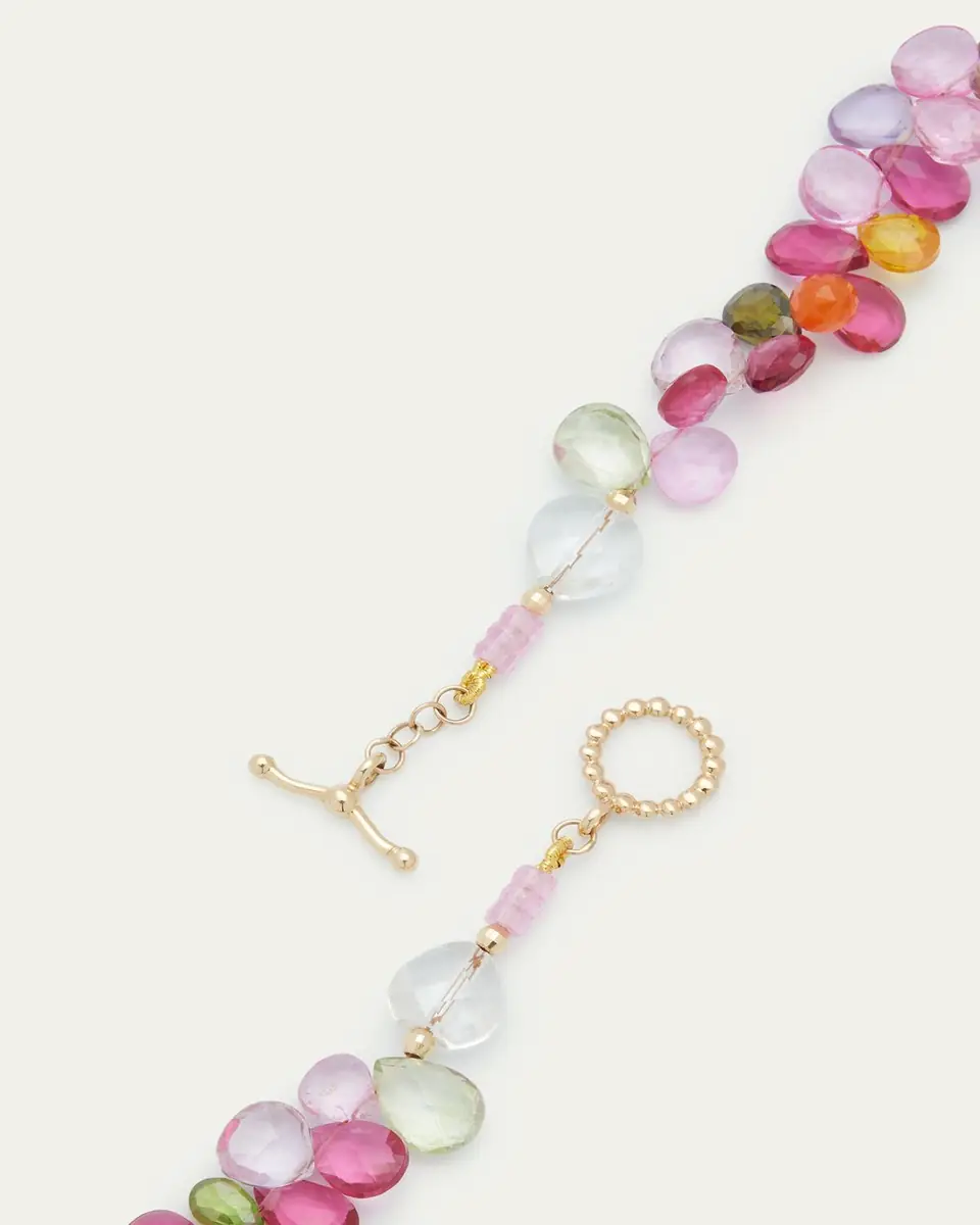 Meredith Frederick Multicolor Briolette Necklace | Thumbnail 4