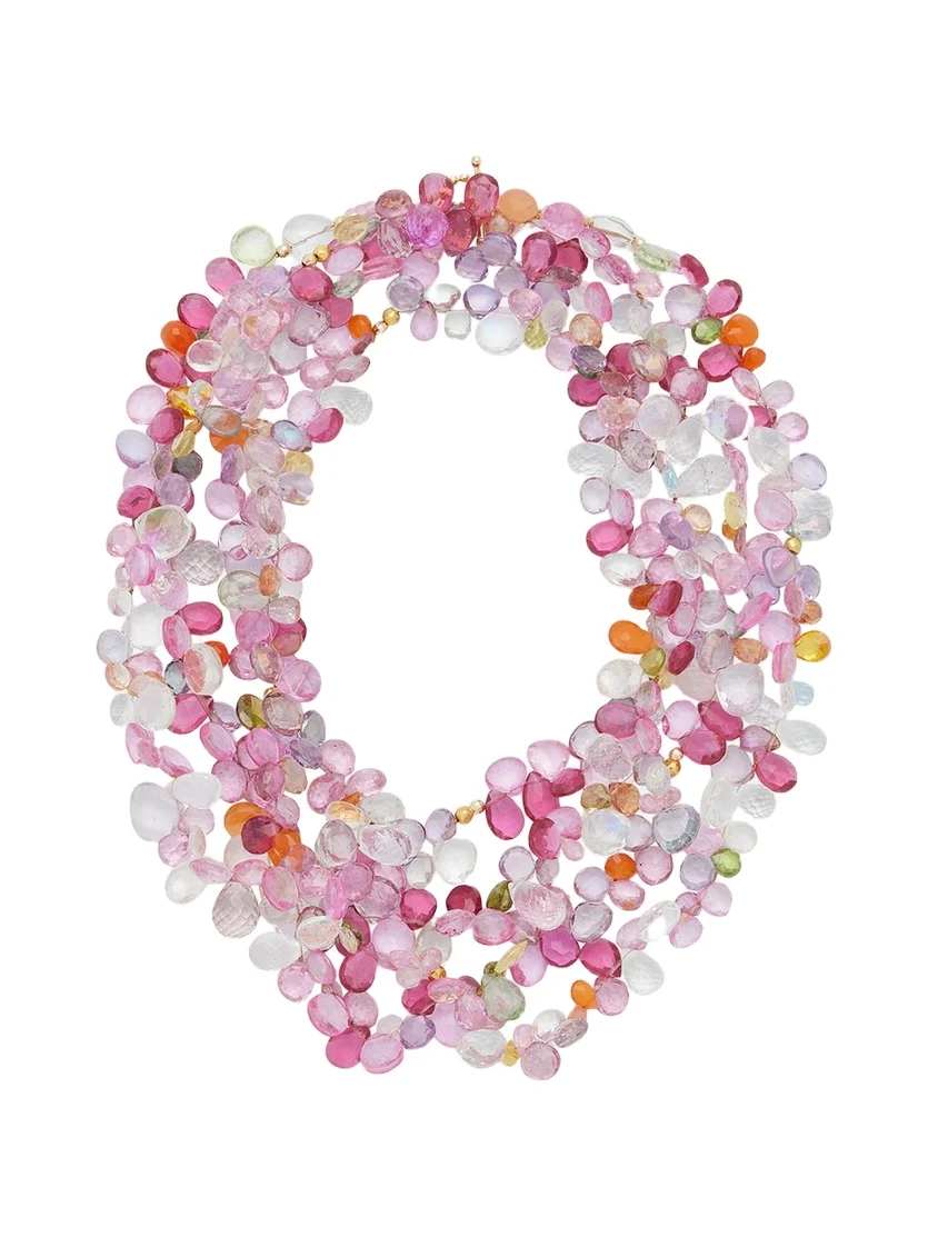 Meredith Frederick Multicolor Briolette Necklace