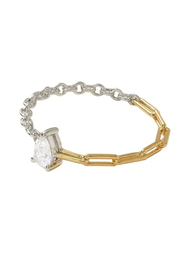 Alliance 18-karat White And Yellow Gold Diamond Ring