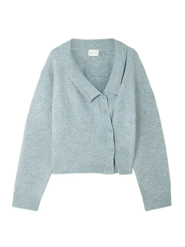 Deiji Studios Asymmetric Knitted Cardigan | Image 1 Deiji Studios Asymmetric Knitted Cardigan | Image 1