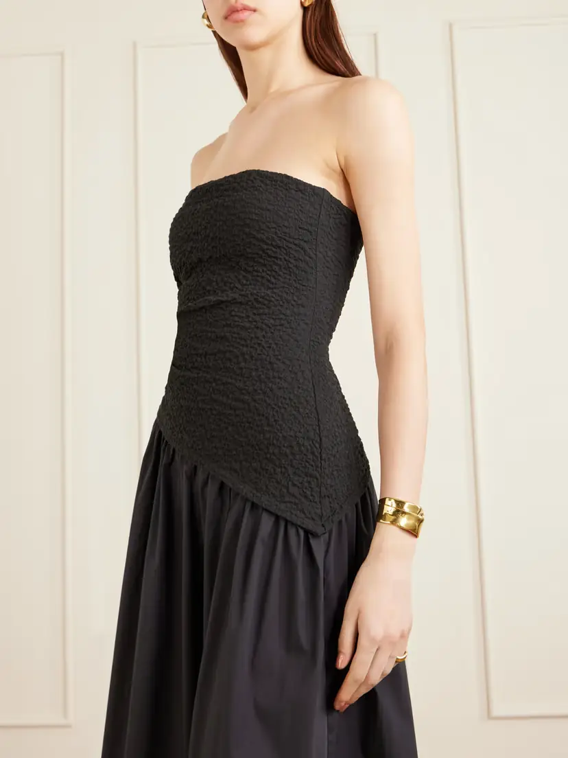 Staud Nia Cotton Midi Dress | Thumbnail 4 Staud Nia Cotton Midi Dress | Thumbnail 4