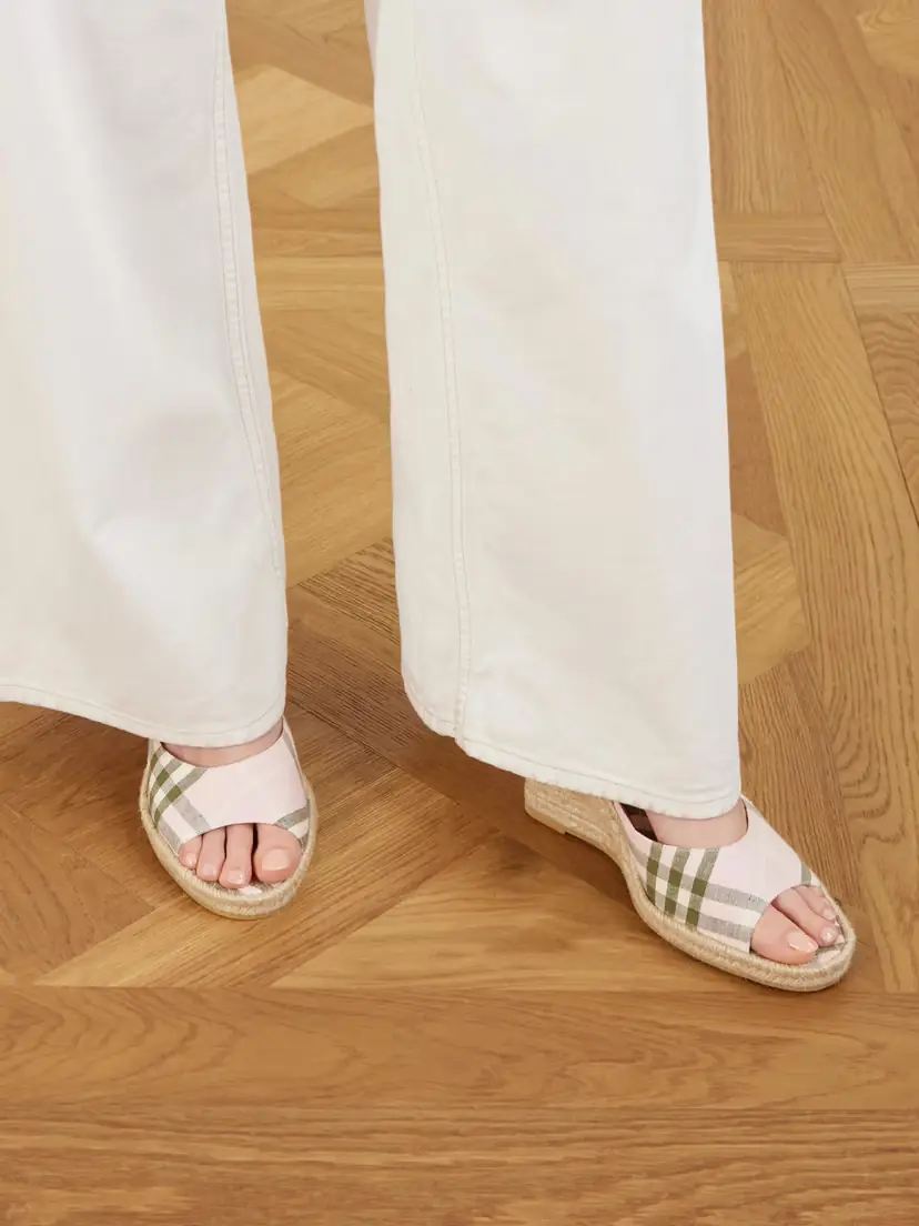 Burberry Lf Mews Check Espadrille Mules | Thumbnail 2 Burberry Lf Mews Check Espadrille Mules | Thumbnail 2