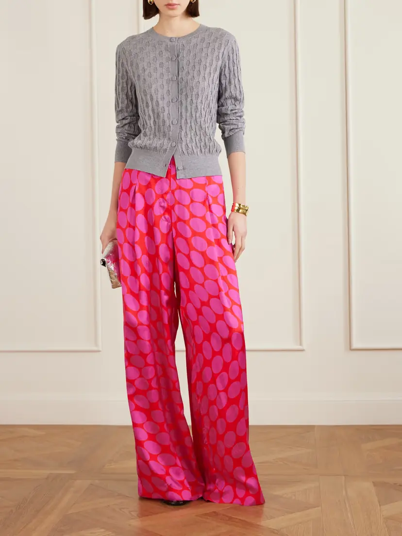 Dries Van Noten Pointelle-knit Merino Wool Cardigan | Thumbnail 2