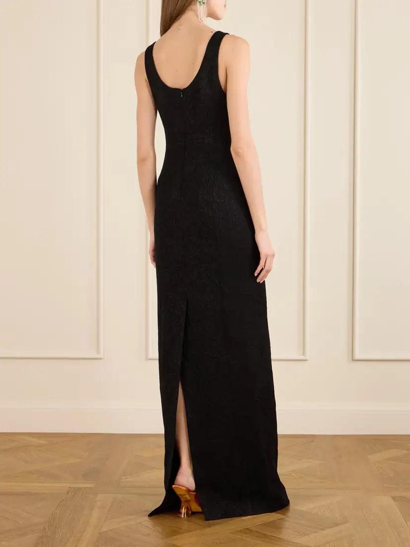 Dries Van Noten Floral-printed Jacquard Maxi Dress | Thumbnail 3 Dries Van Noten Floral-printed Jacquard Maxi Dress | Thumbnail 3