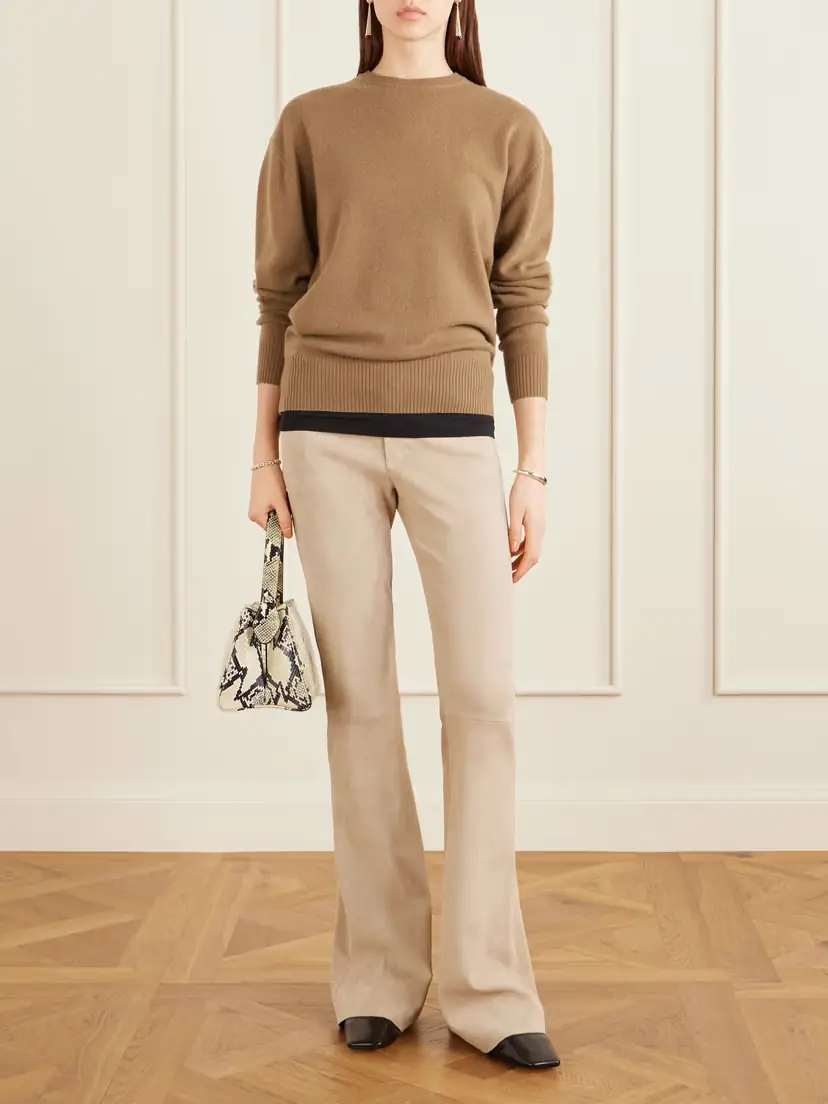 STOULS Pawlonia Suede Flared Pants | Thumbnail 2 STOULS Pawlonia Suede Flared Pants | Thumbnail 2