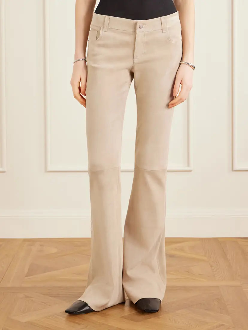 STOULS Pawlonia Suede Flared Pants | Thumbnail 3 STOULS Pawlonia Suede Flared Pants | Thumbnail 3