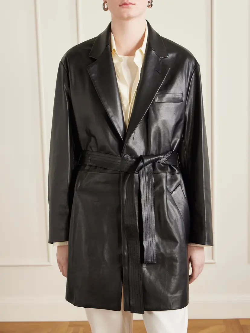 ssstein Belted Leather Trench Coat | Thumbnail 3 ssstein Belted Leather Trench Coat | Thumbnail 3