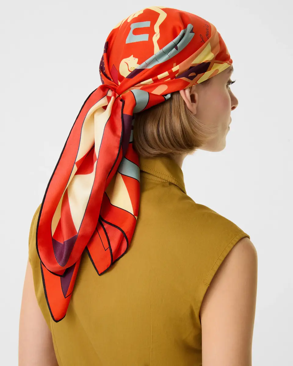 Emporio Sirenuse Foulard in Louis Barthélemy Print | Thumbnail 3 Emporio Sirenuse Foulard in Louis Barthélemy Print | Thumbnail 3