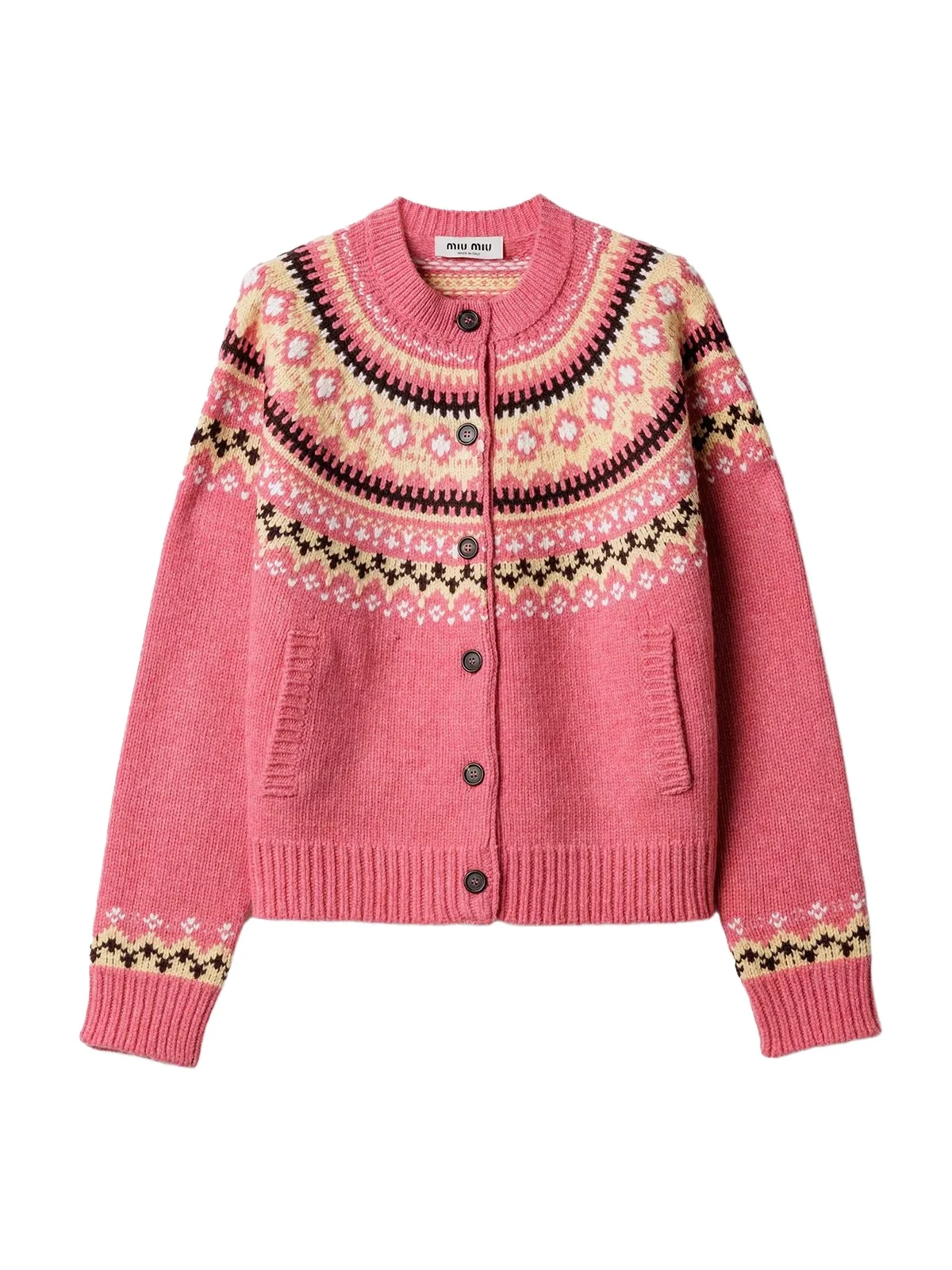 Wool Fairisle Cardigan Wool Fairisle Cardigan