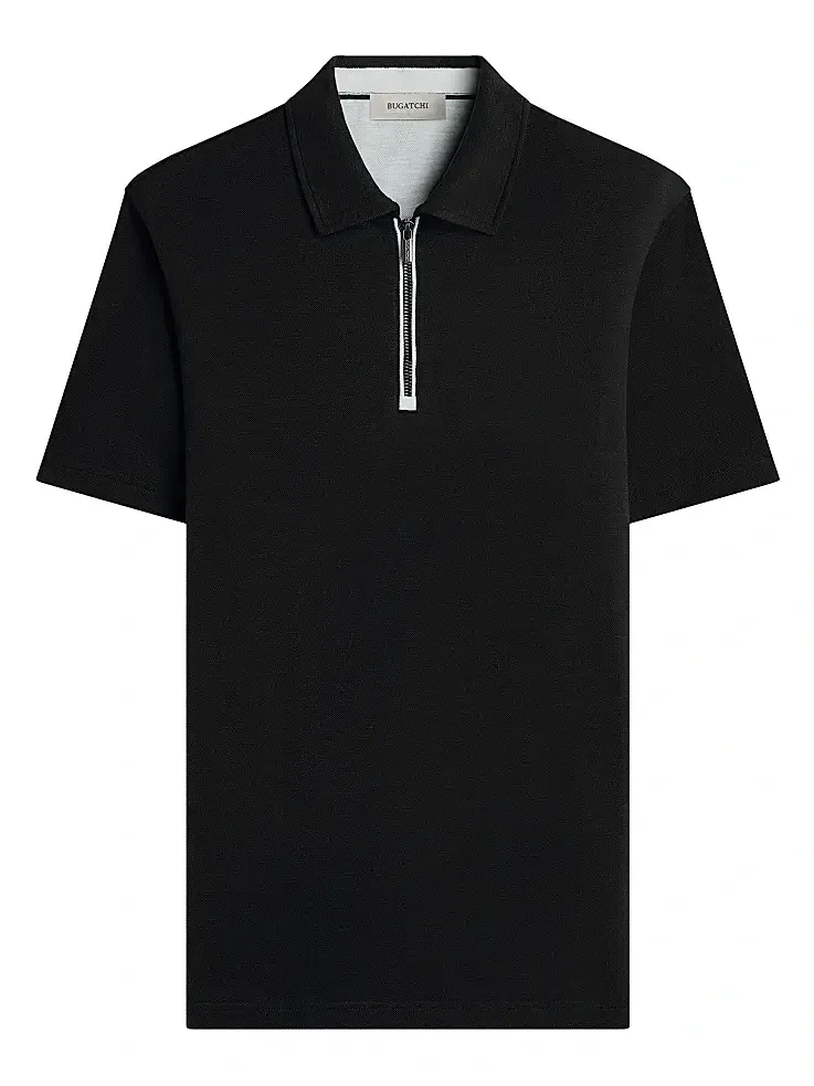 Men's Performance Quarter-Zip Polo Shirt Men's Performance Quarter-Zip Polo Shirt
