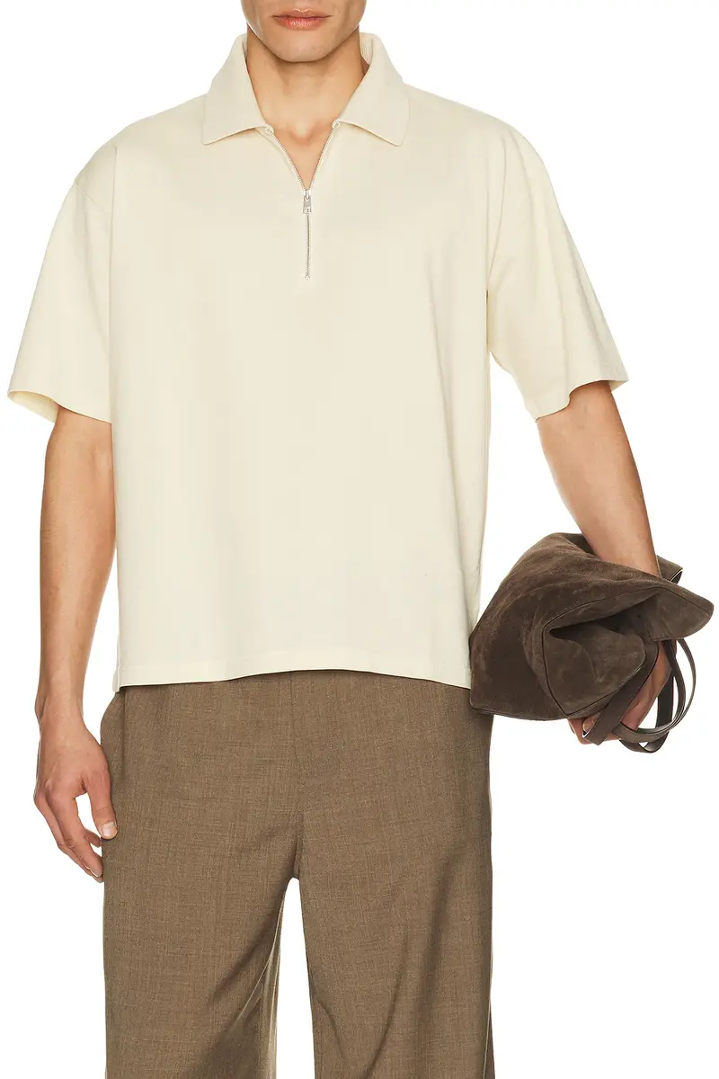 Frame Zip Polo Shirt | Thumbnail 3
