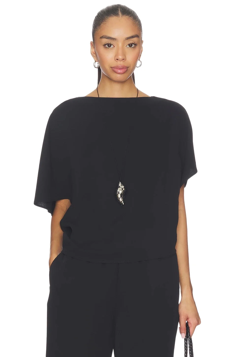 EAVES Greta Crepe Top