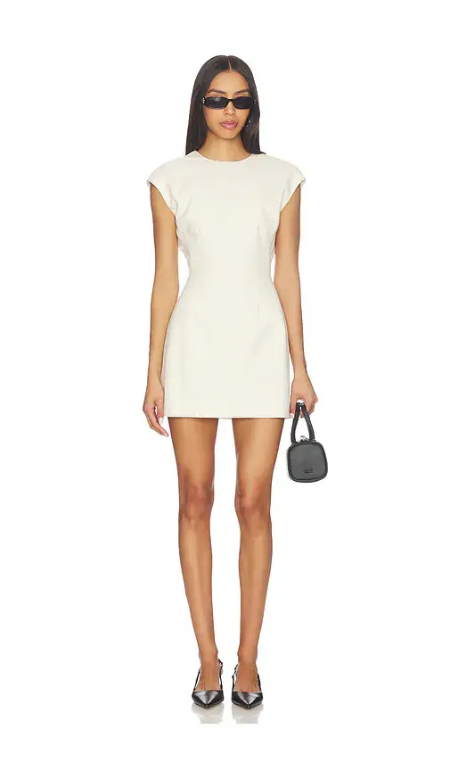 EAVES Irene Classic Suiting Sculpted Mini Dress | Thumbnail 2 EAVES Irene Classic Suiting Sculpted Mini Dress | Thumbnail 2