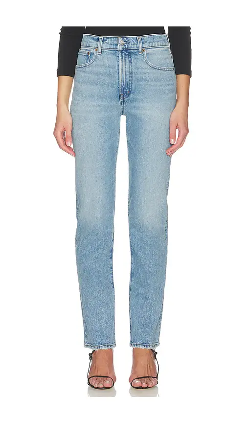 Madewell Longline Straight Jeans | Image 1 Madewell Longline Straight Jeans | Image 1